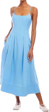 Fifteen Twenty Jessa Midi Dress In Lake
