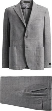 Vince Icon Relaxed Fit Stretch Wool & Cashmere Suit in Grey at Nordstrom Rack, Size 40 Regular