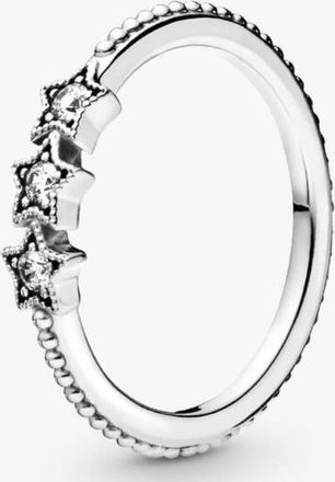 Pandora Sterling Silver Celestial Stars Ring, Size 48