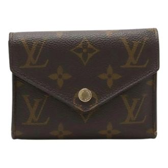 Louis Vuitton Pre-owned Wallets, female, Brown, Size: ONE SIZE Pre-owned Monogram Wallet (tri-fold)