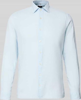 Cinque Slim Fit Freizeithemd aus Leinen-Mix Modell Steven in Hellblau, Gr&ouml;&szlig;e XXL