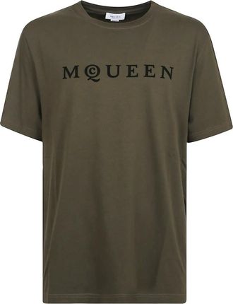 Alexander McQueen Hombre, Camisetas, Verde, Talla: L