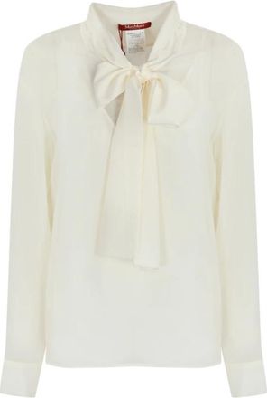 Max Mara Mujer, Blusas y Camisas, Blanco, Talla: S