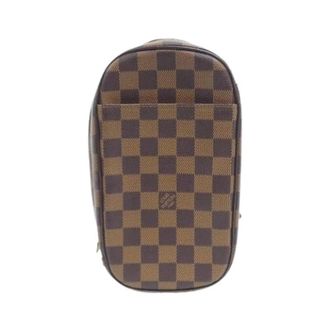 Louis Vuitton Pre-owned Damier Pochette Gange Schoudertas - Dames - Pre-owned - Bruin - Maat: ONE Size