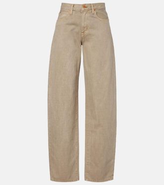 Slvrlake Denim Jeans Tess a gamba larga e vita alta