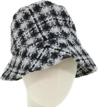 Chanel Pre-owned Wool hats - Dames - Vintage Accessoires - Wit - ONE Size - Wol - Vintage