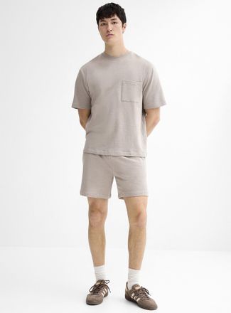 Le 31 Mens Hemp and organic cotton lounge short Inseam: 6