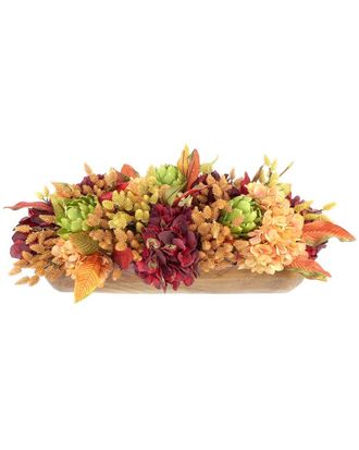 Creative Displays Inc. Handmade 27 Fall Wreath With Hydrangeas, Pampas & Pinecones