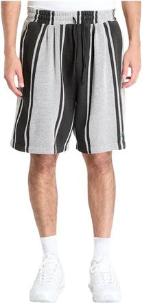 Pleasures Rug Wide Shorts - Heren - Korte Broeken - Veelkleurig - L - Katoen - Korte Broeken