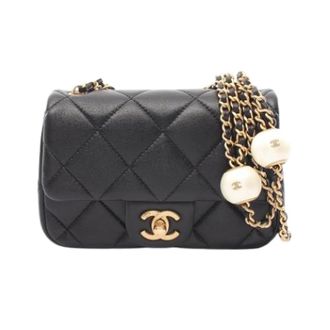 Chanel Pre-owned Vintage Mini Schoudertas - Dames - Pre-owned - Zwart - Maat: ONE Size Leer