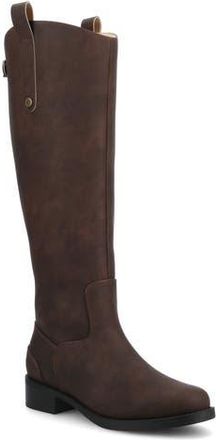 Journee Collection Gema Knee High Boot in Vintage Chocolate at Nordstrom Rack, Size 8.5 Regular Calf