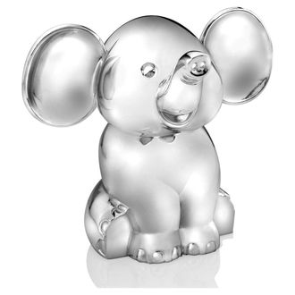 Zilverstad Alcanc&iacute;a De Plata Para Ni&ntilde;o, Elegante Regalo De Elefante Tama&ntilde;o: 110x136x42 Mm Sku: Zv6035261
