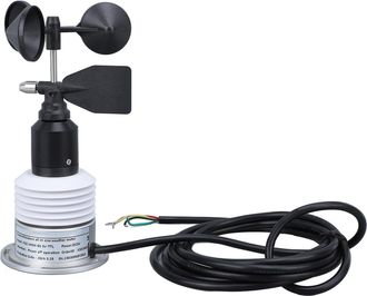 Infinite Sensor Meteorol&oacute;gico 5 En 1 Con Cable: Mide La Velocidad/direcci&oacute;n Del Viento, La Temperatura, La Humedad Y La Presi&oacute;n Atmosf&eacute;rica