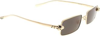 Cartier Accessoires, unisex, Geel, ONE Size, Zonnebrillen
