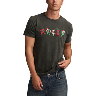 Lucky Brand Grateful Dead Bears Cotton Graphic T-Shirt in Raven at Nordstrom, Size X-Large