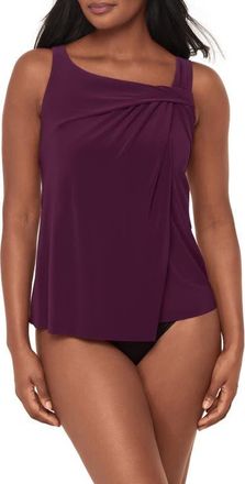 Miraclesuit Rock Solid Atria Tankini Top in Bing at Nordstrom, Size 16