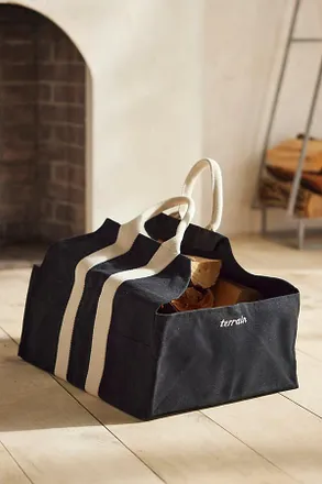 Terrain Waxed Canvas Log Carrier