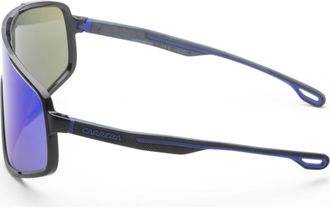 Carrera CARRERA4017SD5199 Blue Mirrored Lens Sunglasses - Black