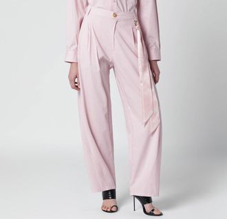 Darkpark Pink cotton trousers