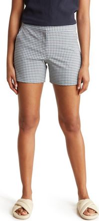 Theory Lynie Check Shorts in Blue Multi at Nordstrom Rack, Size 00