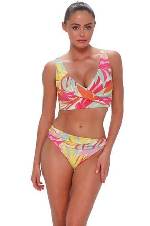 Sunsets Elsie Bikini Swimsuit Top - D Cup in Tropicolor Crepe at Nordstrom, Size 34