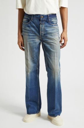 Fear of God 70s Relaxed Bootcut Jeans in Mid Indigo at Nordstrom, Size 36