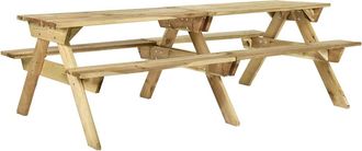 vidaXL Furniture Limited - Mesa De P&iacute;cnic Con Bancos 220x122x72 Cm