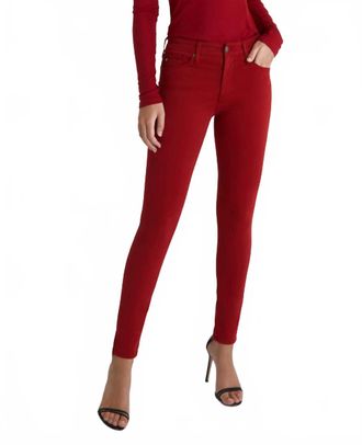 AG - Adriano Goldschmied Farrah Skinny Ankle Jeans In Sangria