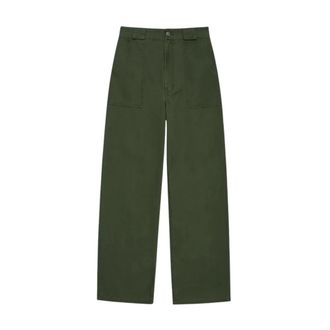 Anine Bing Broeken, Dames, Groen, W27, Katoen, Grayson Pant