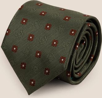 Oswin Hyde Mens Stripes and Squares Green