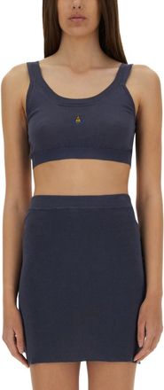 Vivienne Westwood Purple Solid Scoop Neck Top