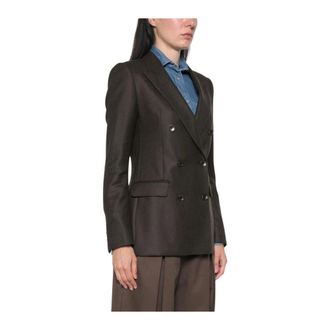 Tagliatore J-Parigi Double-Breasted Blazer - Jackets - Mujer - Marr&oacute;n - 2XS