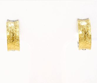 C&A Unbranded Platinum yellow gold yellow gold (18K) Platinum 900 Hoop Earrings (Pre-Owned)