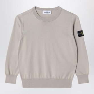 Stone Island Dove grey cotton sweater