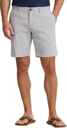 Tommy Bahama Beach Coast Stretch Linen & Cotton Cargo Shorts in Bala Shark at Nordstrom, Size 44