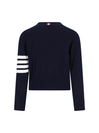 Thom Browne Mens Sweaters Blue Cashmere