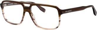 Karl Lagerfeld Optisch - Heren - Brillen - Bruin - 58 MM - Accessoires