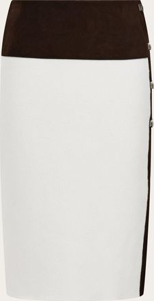 Ferragamo Donna Gonna in maglia Bianco