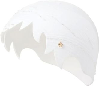 Maison Michel Eleonor beaded felt hat - women - Wool Felt/Polyester - OS - White