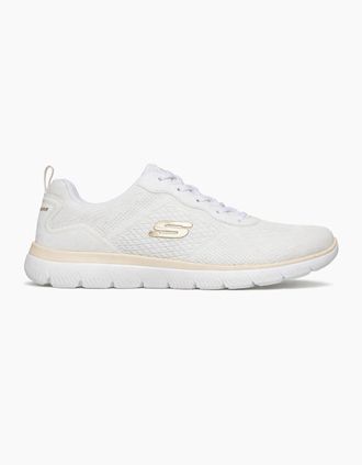 Skechers Womens Skechers SUMMITS-QUIET DREAM Womens Casual Trainers White Natural - Size: 6.5