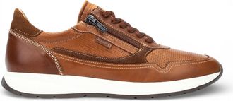 Pikolinos Heren Bruine Leren Gemakkelijk te Dragen Sneakers - Getafe