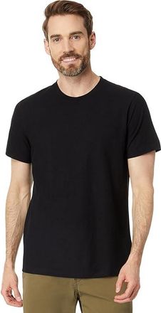 Smartwool Perfect Crew Short Sleeve T-Shirts Mens Clothing Black : LG, Cotton/Nylon/Wool
