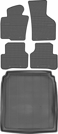 OEM Juego De Alfombrillas De Goma Para Coche Y Alfombrilla Para Maletero Para Volkswagen Passat B6 Sed&aacute;n (2005-2010)