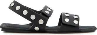 Khaite Boden Studded Leather Sandals - Black - 40 (IT40 / UK7)