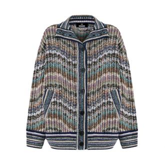 Missoni Cardigan oversize con applicazioni di paillettes - - Knitwear - Donna - Multicolore - S