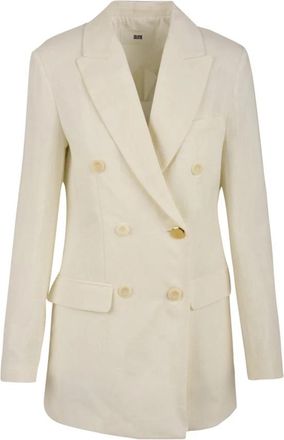 SOLOTRE M1Y1485 01 Jacket - Dames - Blazers - Beige - L - Jassen