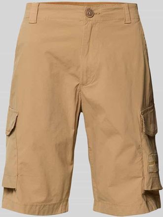 Napapijri Regular Fit Bermudas mit Cargotaschen Modell HORTON in Beige, Größe 33