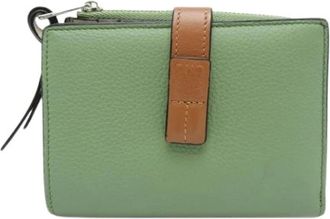 Loewe Pre-owned Wallets, female, Green, Size: ONE SIZE Pre-owned Bi-fold Wallet