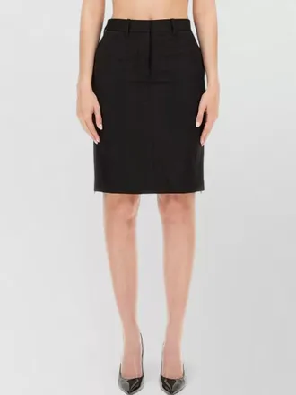 Helmut Lang wool pencil skirt