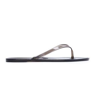 Black Suede Studio Crystal Sandal in Black Pvc at Nordstrom, Size 39